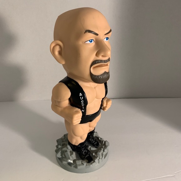 Vintage 90's WWE 1998 Stone Cold Austin 3:16 Battery Operated Piggy Bank. - Picture 4 of 14